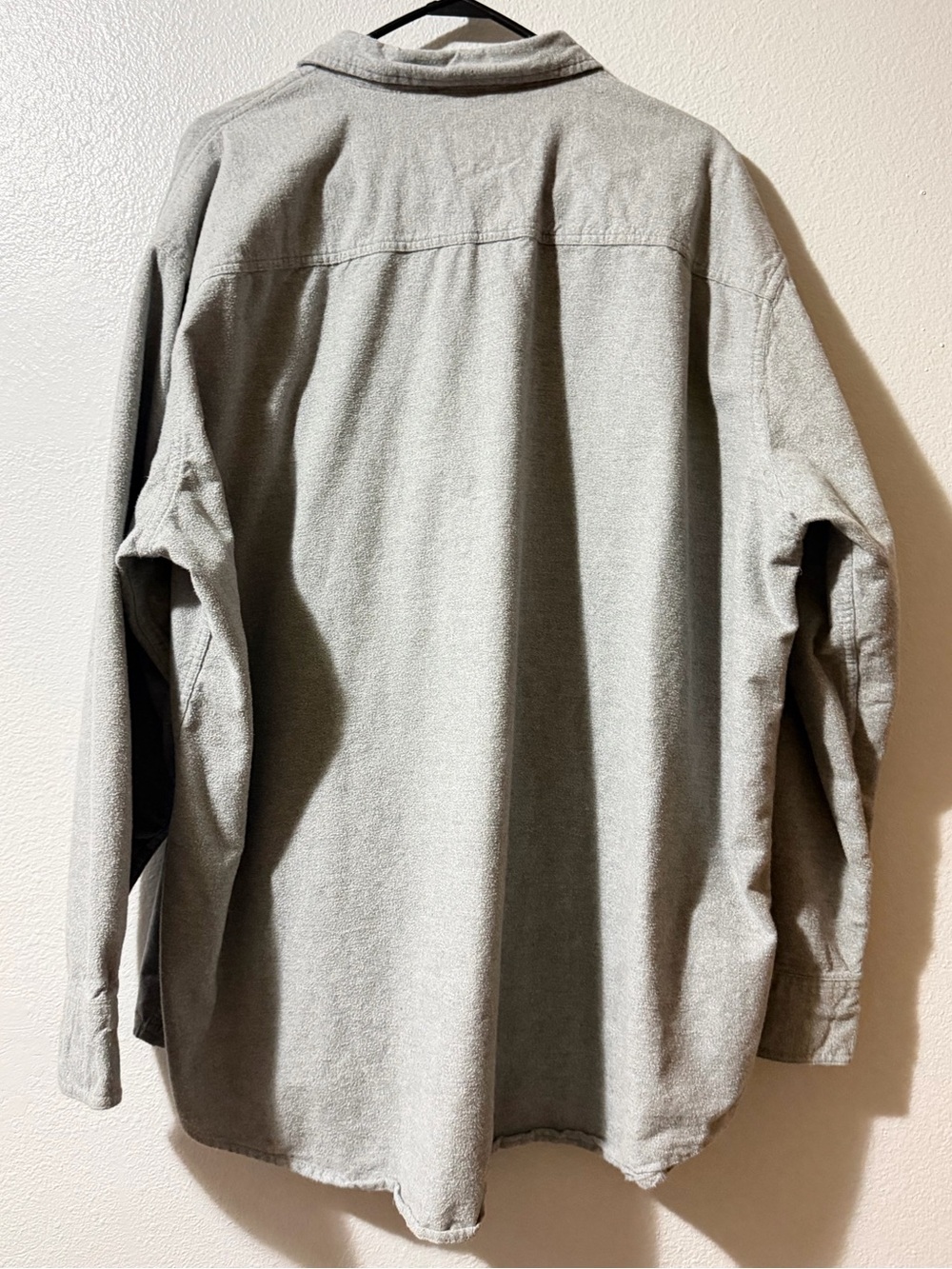 Timberland Classic Gray Thick Flannel Size 3XL - Picture 10 of 13